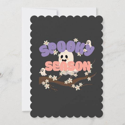 Spooky Season Halloween Greeting Card カード (正面)