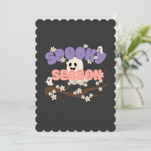 Spooky Season Halloween Greeting Card カード (スタンド正面)
