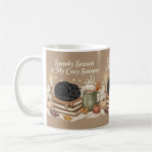 Spooky Season is My Cozy Season コーヒーマグカップ (左)