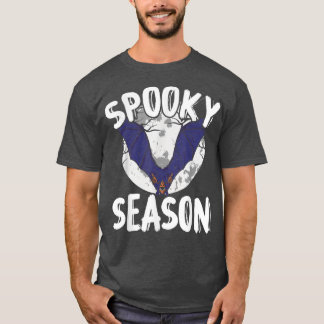 Spooky Season  Scary Bat Lover Sky Kittens Hallowe Tシャツ