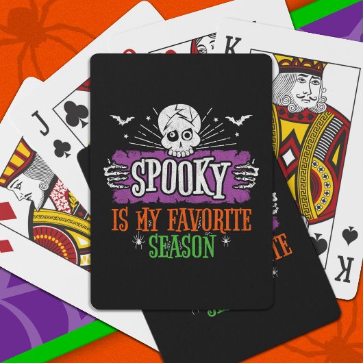 spooky season scary skeleton bats Happy Halloween トランプ