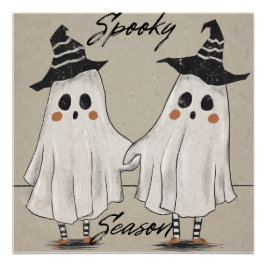 Spooky Season Squad Glossy Poster ポスター