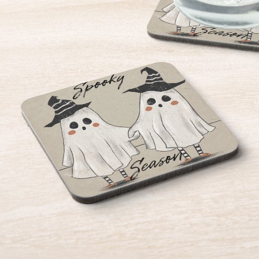 Spooky Season Squad Hard plastic coaster コースター (左側)