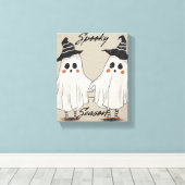 Spooky Season Squad Stretched Canvas Print キャンバスプリント (インサイチュ (ウッドフロア))