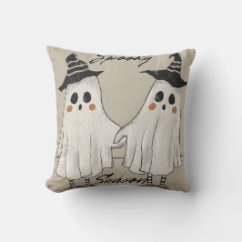 Spooky Season Squad Throw Pillow クッション