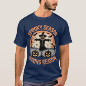 Spooky Season Strong Reason Scarecrow T-Shirt Tシャツ (正面)
