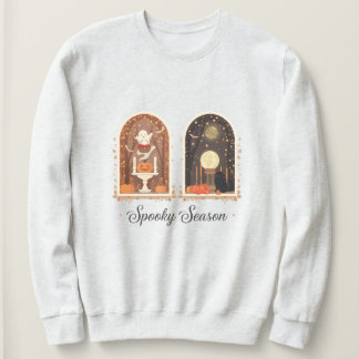Spooky Season Sweatshirt | Cute Ghost & Pumpkin  スウェットシャツ