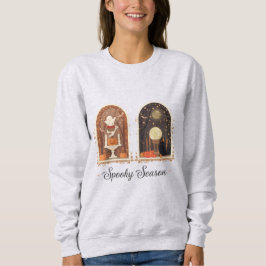 Spooky Season Sweatshirt | Cute Ghost & Pumpkin スウェットシャツ