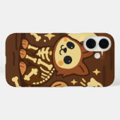 Spooky Skeleton Cat and Ghost Case-Mate iPhoneケース (裏面 (横))