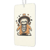 Spooky skeleton sloth trick or treating Classic T- カーエアーフレッシュナー (左)