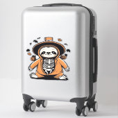 Spooky skeleton sloth trick or treating Classic T- シール (スーツケース)