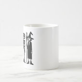 Spooky Skeleton Trio Halloween Mug コーヒーマグカップ (中央)