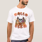Spooky Skull Halloween Custom  Tシャツ (正面)