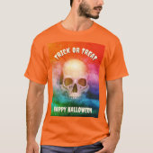 Spooky skull. Trick or Treat. Halloween Tシャツ (正面)