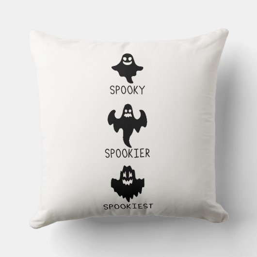 Spooky spookier spookiest クッション (裏面)