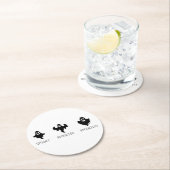 Spooky Spookier Spookiest ラウンドペーパーコースター (インサイチュ)