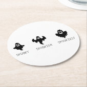 Spooky Spookier Spookiest ラウンドペーパーコースター (アングル)