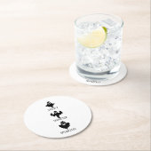 Spooky spookier spookiest ラウンドペーパーコースター (インサイチュ)