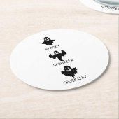 Spooky spookier spookiest ラウンドペーパーコースター (アングル)
