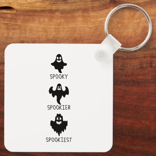 Spooky spookier spookiest ghost キーホルダー (裏面)