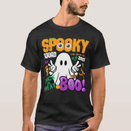 Spooky Squad 2025 - ゴースト トリック オア トリート ハロウィン Tシャツ