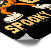 Spooky Squad Pumpkin 67 Halloween Meme 6 7 Numbers ポスター (角)