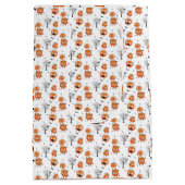 Spooky Sweet Baby Bat Gift Bag Halloween Christmas ミディアムペーパーバッグ (裏面)