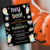 Spooky Sweet Ghost Birthday Invite 招待状