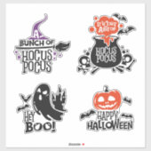 Spooky & Sweet Phrase and Icon Collection シール (シート)