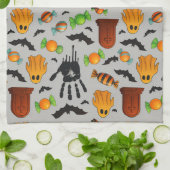 Spooky Sweets & Shadows キッチンタオル (折り畳み)