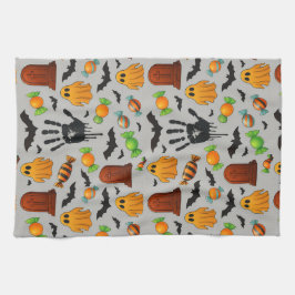 Spooky Sweets & Shadows キッチンタオル