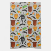 Spooky Sweets & Shadows キッチンタオル (縦)