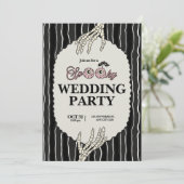Spooky Till Death Do Us Part Wedding 招待状 (スタンド正面)