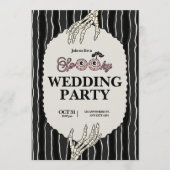 Spooky Till Death Do Us Part Wedding 招待状 (正面)