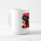 Spooky Till Midnight Elegant Halloween Night コーヒーマグカップ (正面左)