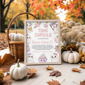 Spooky Time Capsule Birthday Sign 台座サイン