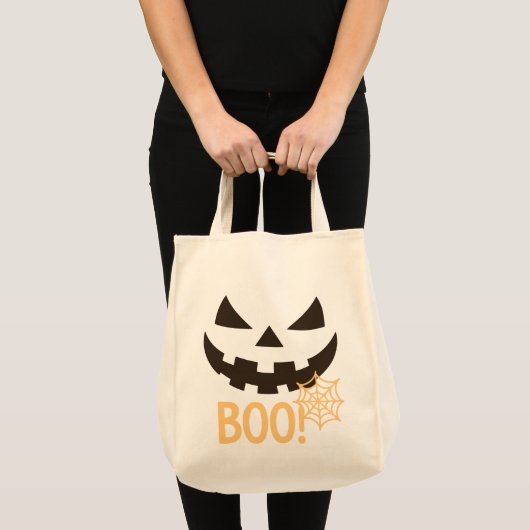 Spooky Toast – ハッピーハロウィン トートバッグ (正面(商品))