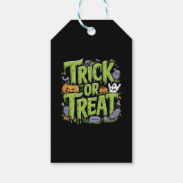 Spooky Trick or Treat Slime Halloween  ギフトタグ