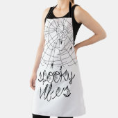 Spooky Vibes Abstract Spiders      エプロン (インサイチュ)