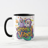 Spooky Vibes | ExDesigner | ハロウィン マグカップ (左)