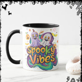 Spooky Vibes | ExDesigner | Halloween マグカップ
