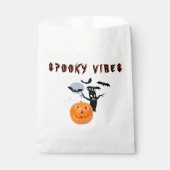 Spooky Vibes Ghost Pumpkin Halloween Design フェイバーバッグ (正面)