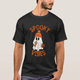  spooky vibes Halloween cute ghost Tシャツ