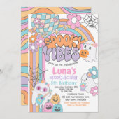 Spooky Vibes Hippie Halloween ANY AGE 招待状 (正面/裏面)