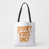 Spooky Vibes Only ハロウィン トートバッグ (正面)