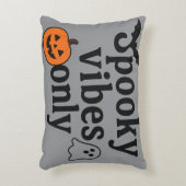 Spooky Vibes Only 🎃 | Halloween Sticker Design アクセントクッション (正面(垂直))