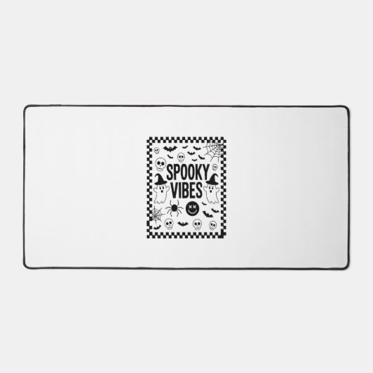 Spooky Vibes Retro Halloween デスクマット (正面)