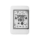 Spooky Vibes Retro Halloween バスマット (正面縦)