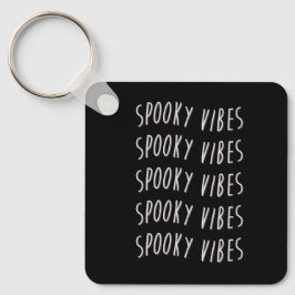 spooky vibes typography キーホルダー