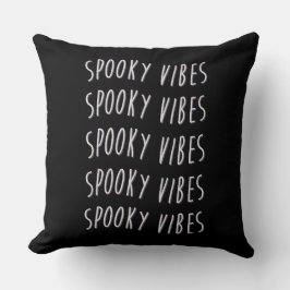 spooky vibes typography クッション
